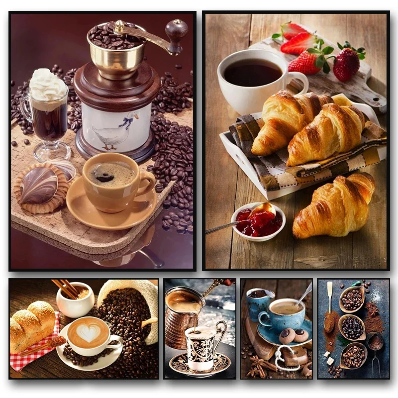 Home Cooking Oil - Nordic Breakfast Coffee Bread Poster Print