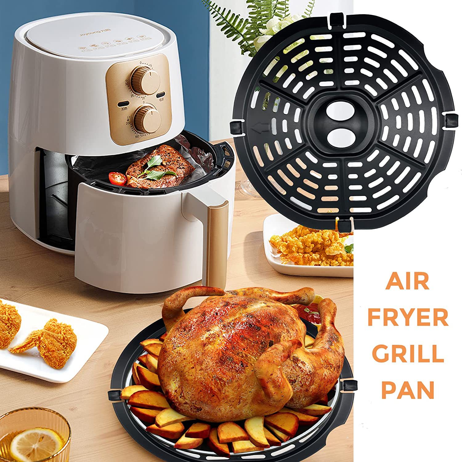 Airfryer Basket Replacement Gr - Paella Pan Steel recensione e prezzo