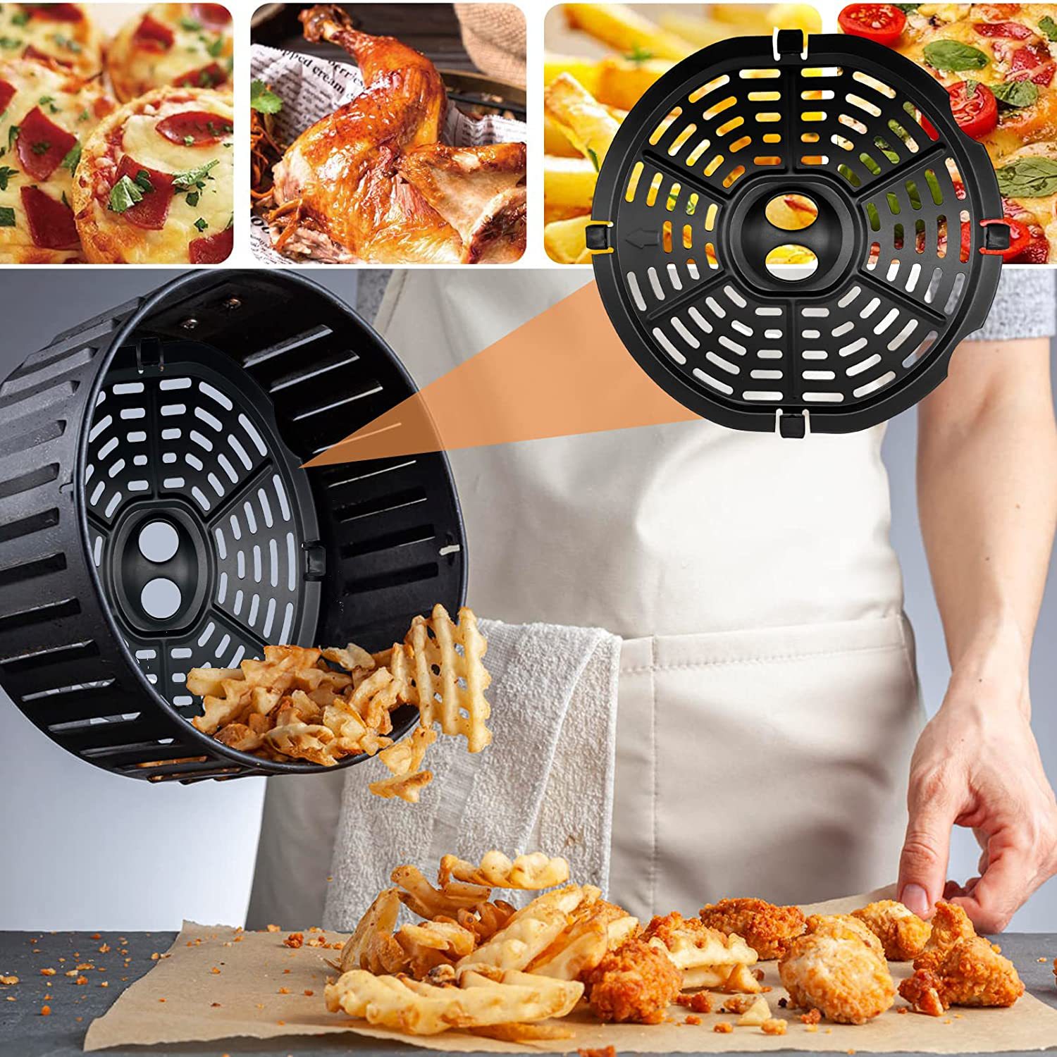 Airfryer Basket Replacement Gr - Paella Pan Steel recensione e prezzo