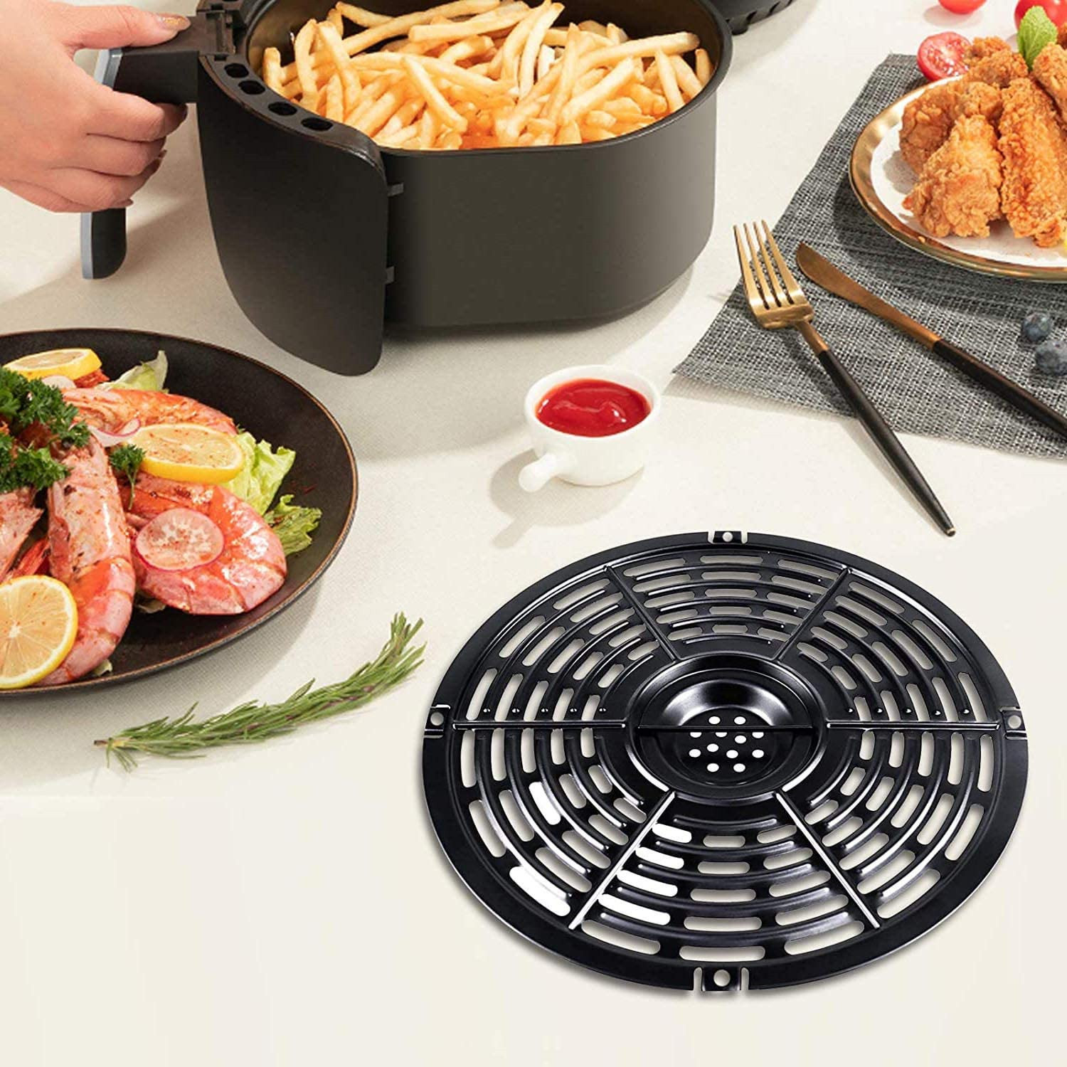 Airfryer Basket Replacement Gr - Paella Pan Steel recensione e prezzo