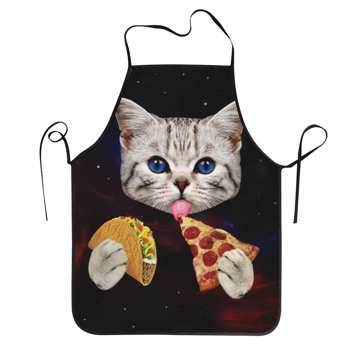 1PC Unisex Space Pizza Cat Apr - Home Cooking Chef recensione e prezzo