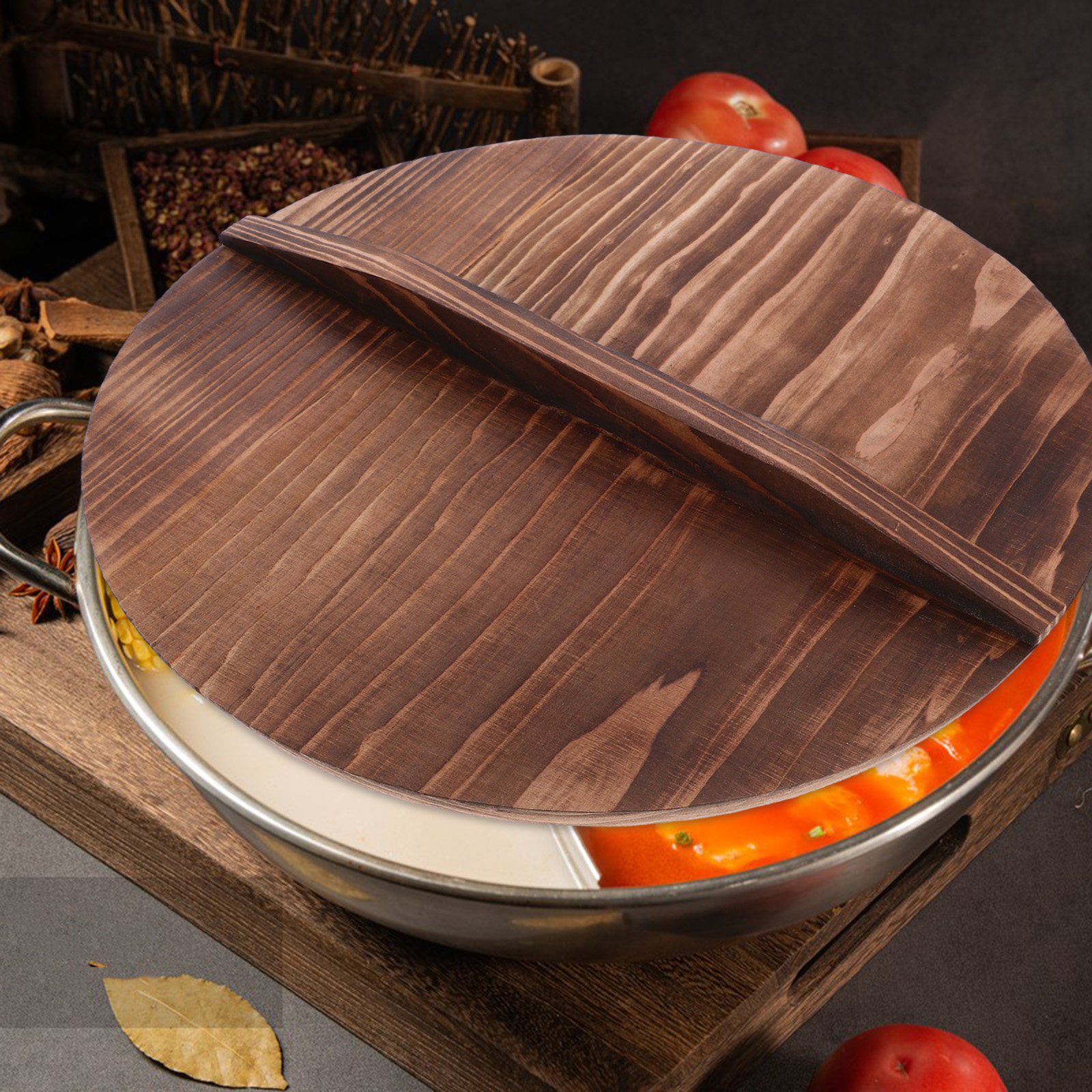 1Pcs Protective Pot Cover Wood - Home Cooking Classes recensione e prezzo