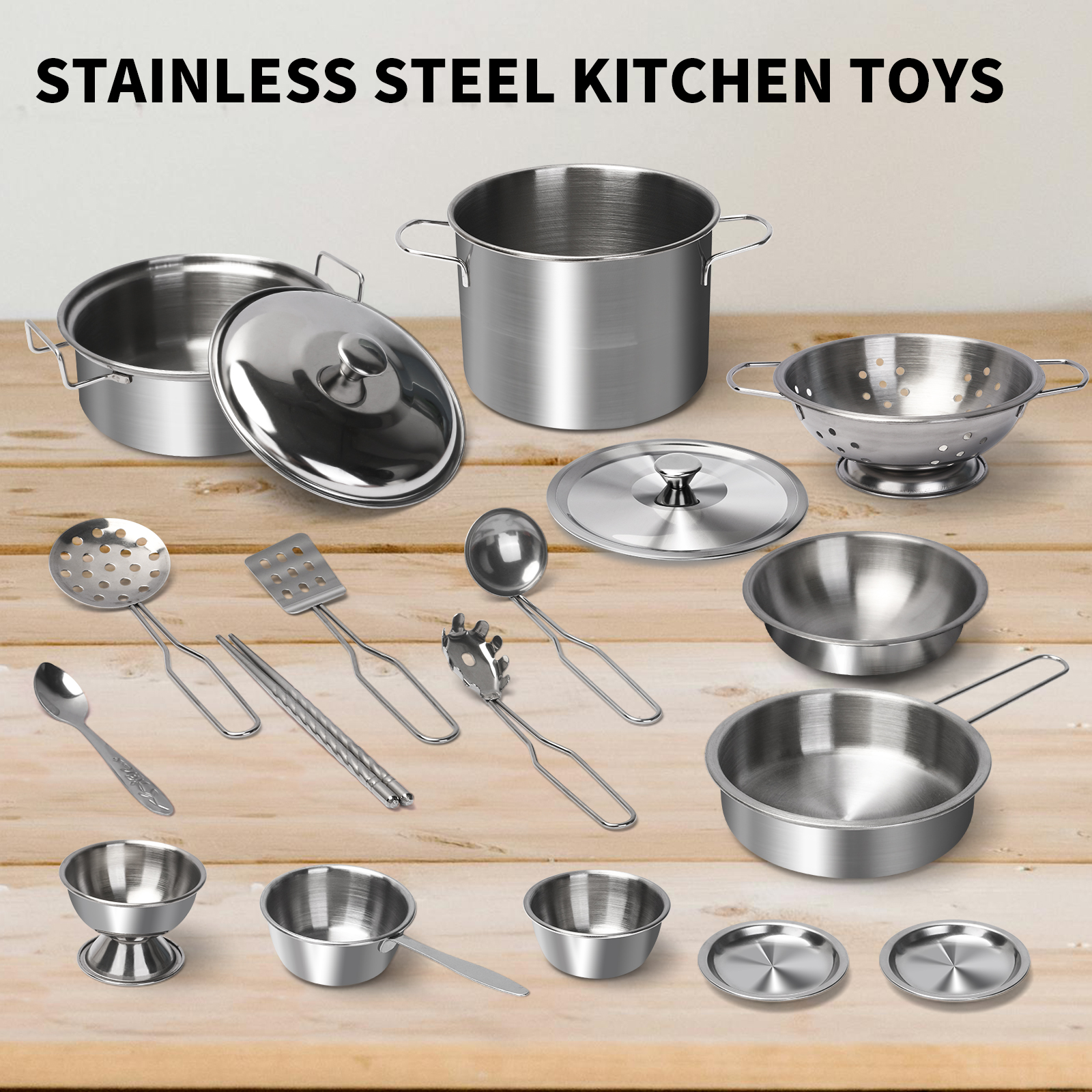 Stainless Steel Kids Kitchen T - Paella Pan Steel recensione e prezzo