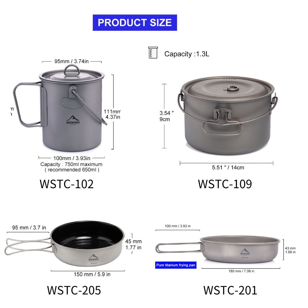 Widesea Camping Tableware Tita - Paella Pan Steel recensione e prezzo
