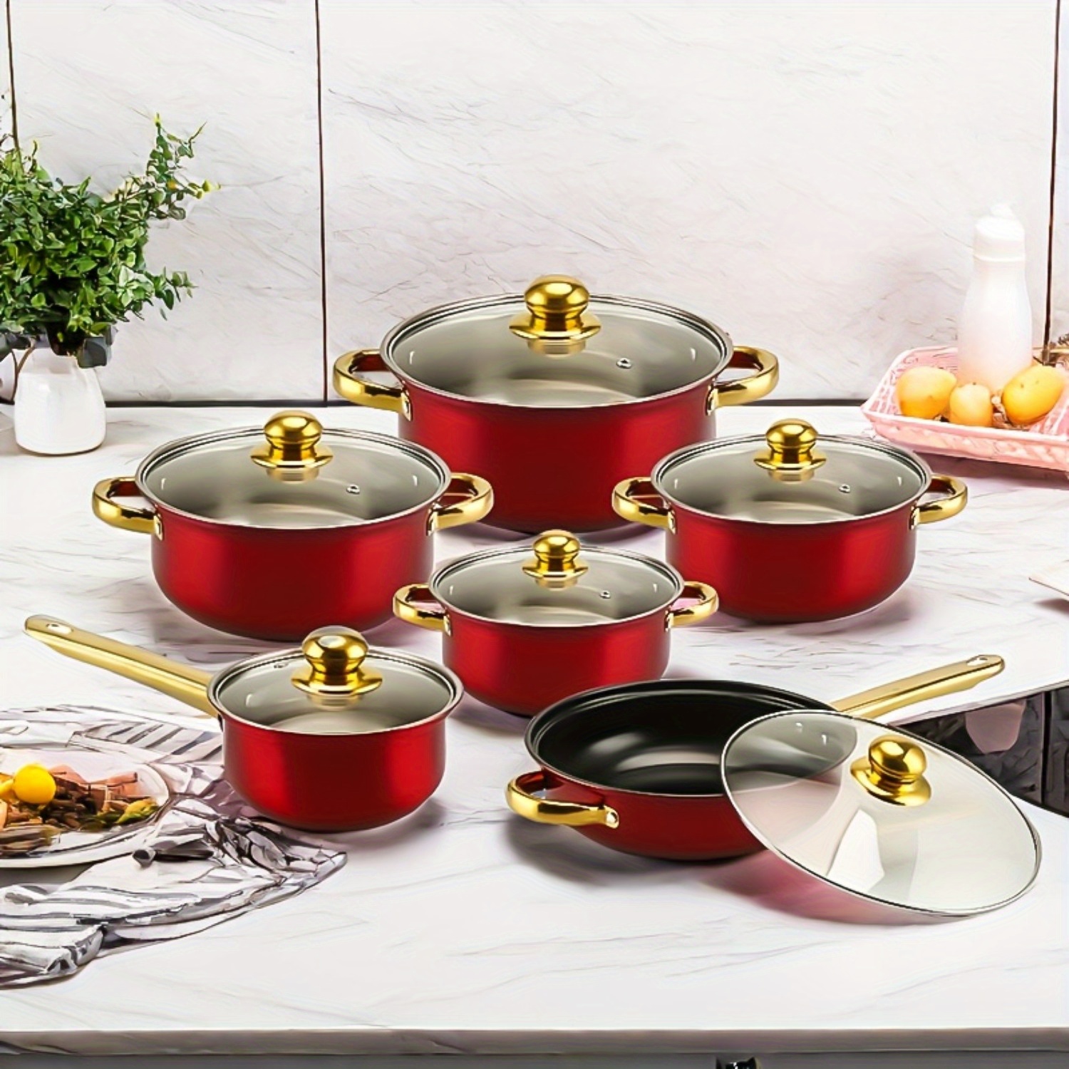 12pcs Stainless Steel Kitchenw - Paella Pan Steel recensione e prezzo