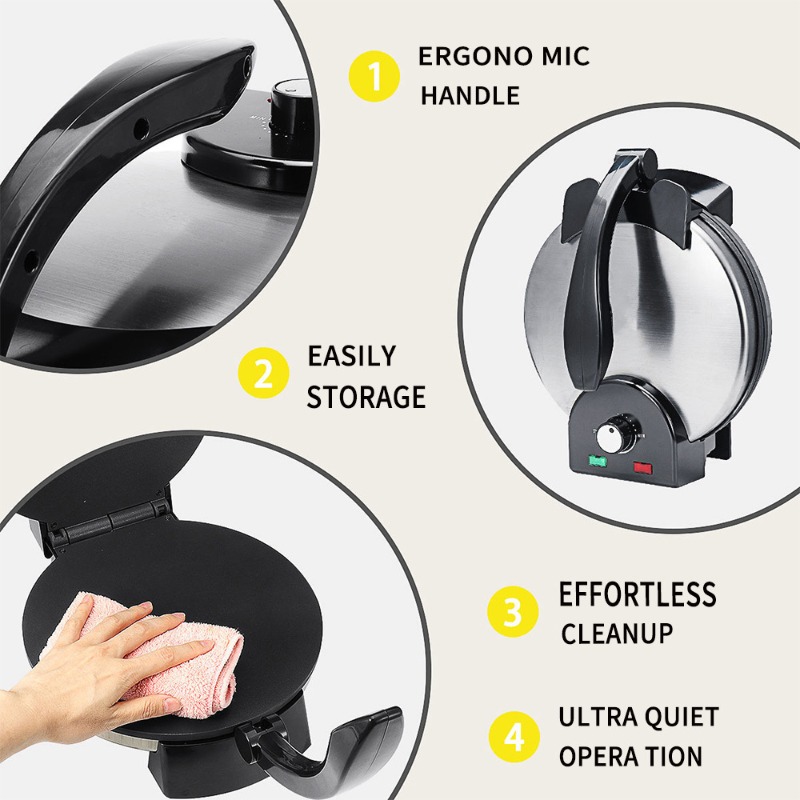 1500W Non Stick Electric Crepe - Home Cooking Quesadilla recensione e prezzo