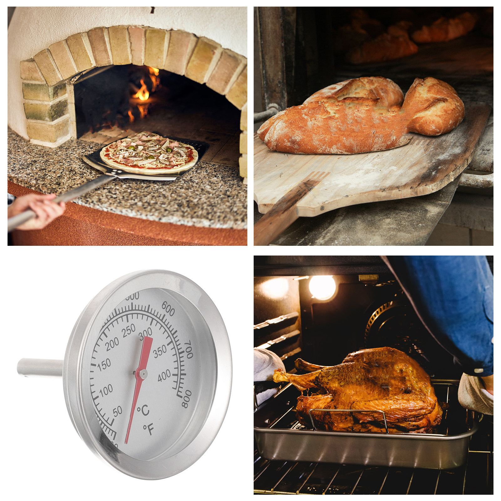 Large Dial Oven Thermometer St - Home Cooking Usa recensione e prezzo