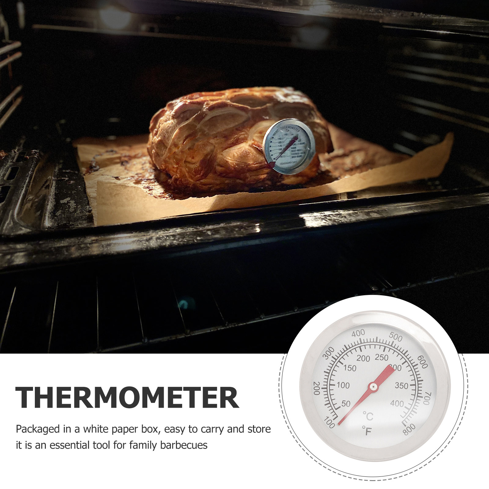 Large Dial Oven Thermometer St - Home Cooking Usa recensione e prezzo