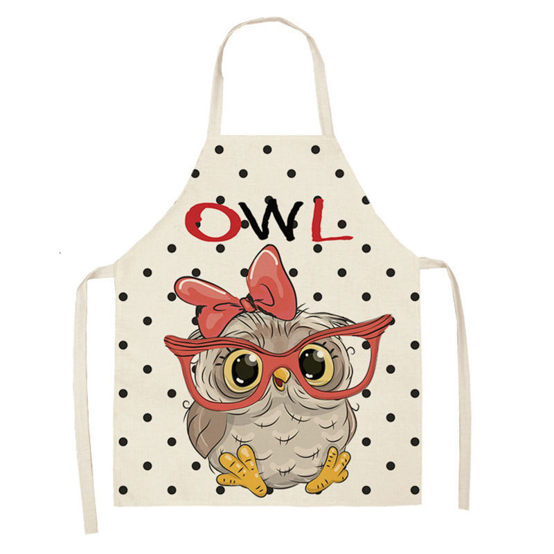 Owl Sleeveless Chef Apron Line - Home Cooking Chef recensione e prezzo