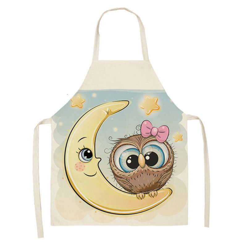 Owl Sleeveless Chef Apron Line - Home Cooking Chef recensione e prezzo