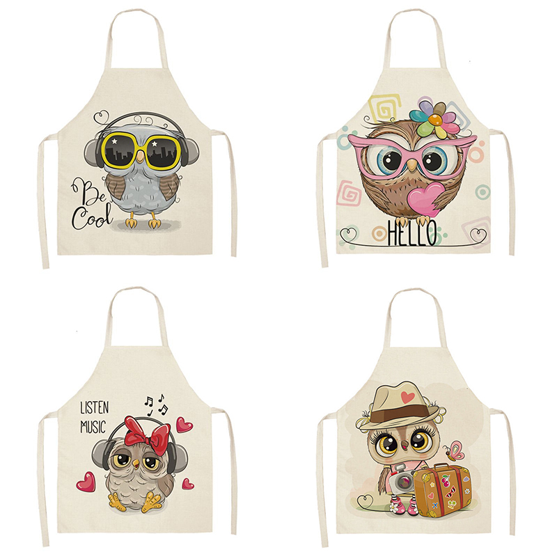 Owl Sleeveless Chef Apron Line - Home Cooking Chef recensione e prezzo