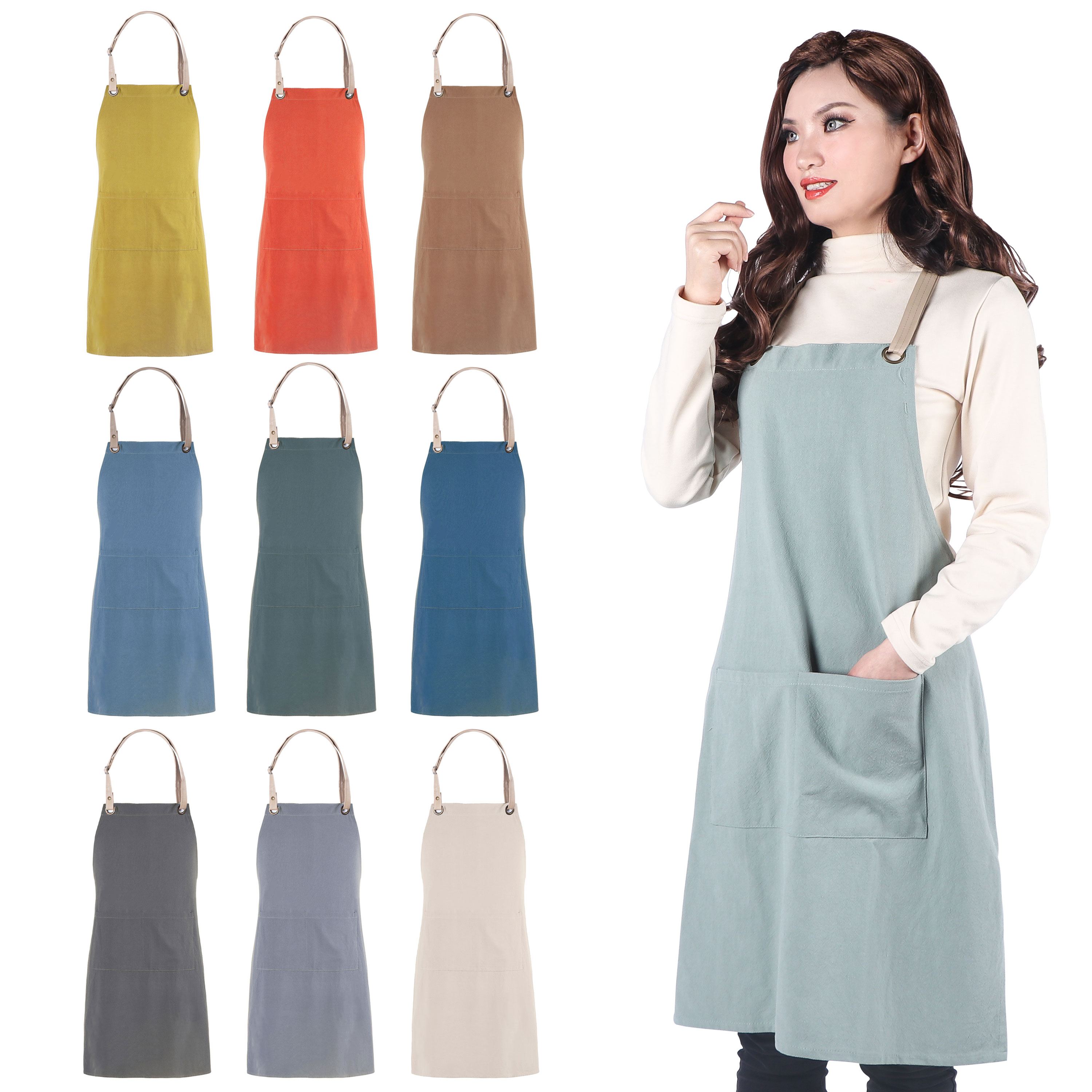 Multicolor Women Man Cotton Li - Home Cooking Chef recensione e prezzo