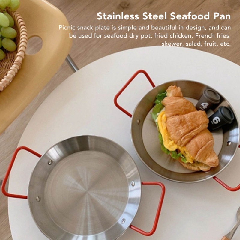 Seafood Rice Pot Prevent Scald - Paella Pan Steel recensione e prezzo
