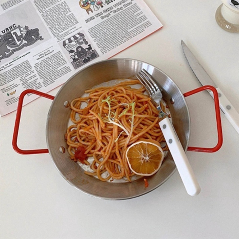 Seafood Rice Pot Prevent Scald - Paella Pan Steel recensione e prezzo