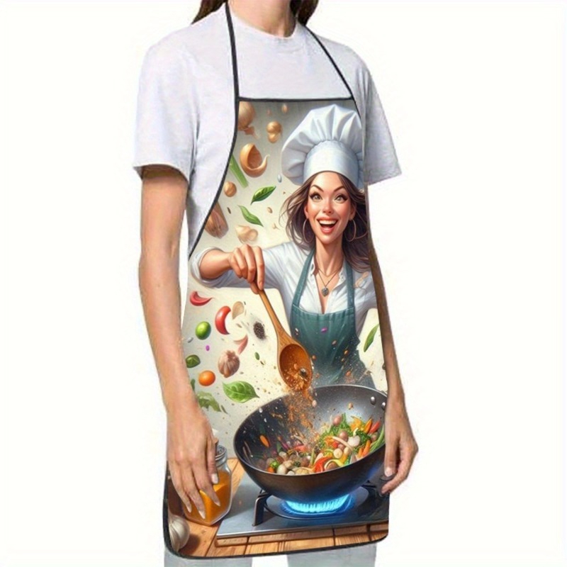 Vegetable Cooking Print Apron, - Home Cooking Chef recensione e prezzo