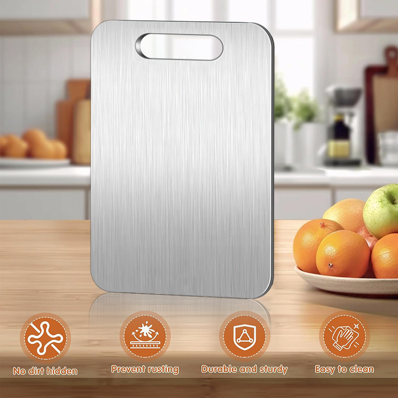 1pc Stainless Steel Cutting Bo - Home Cooking Usa recensione e prezzo