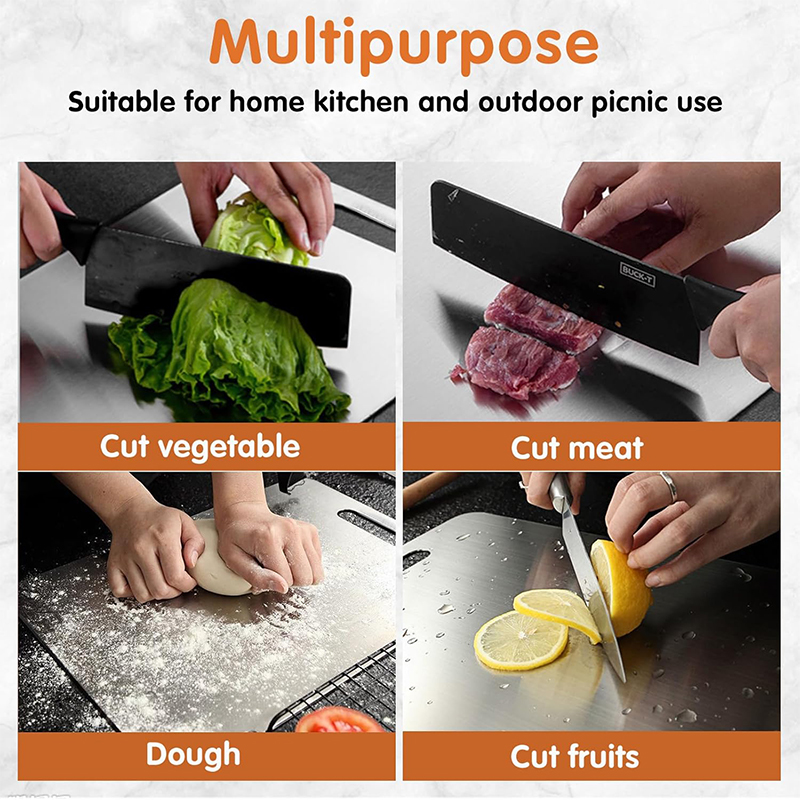 1pc Stainless Steel Cutting Bo - Home Cooking Usa recensione e prezzo