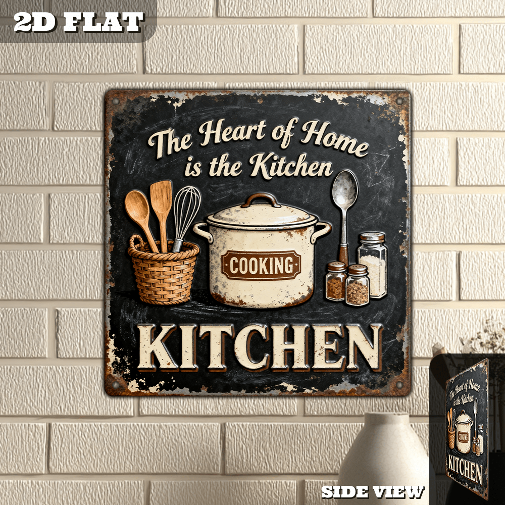 Vintage Metal Kitchen Wall Dec - Home Cooking Usa recensione e prezzo