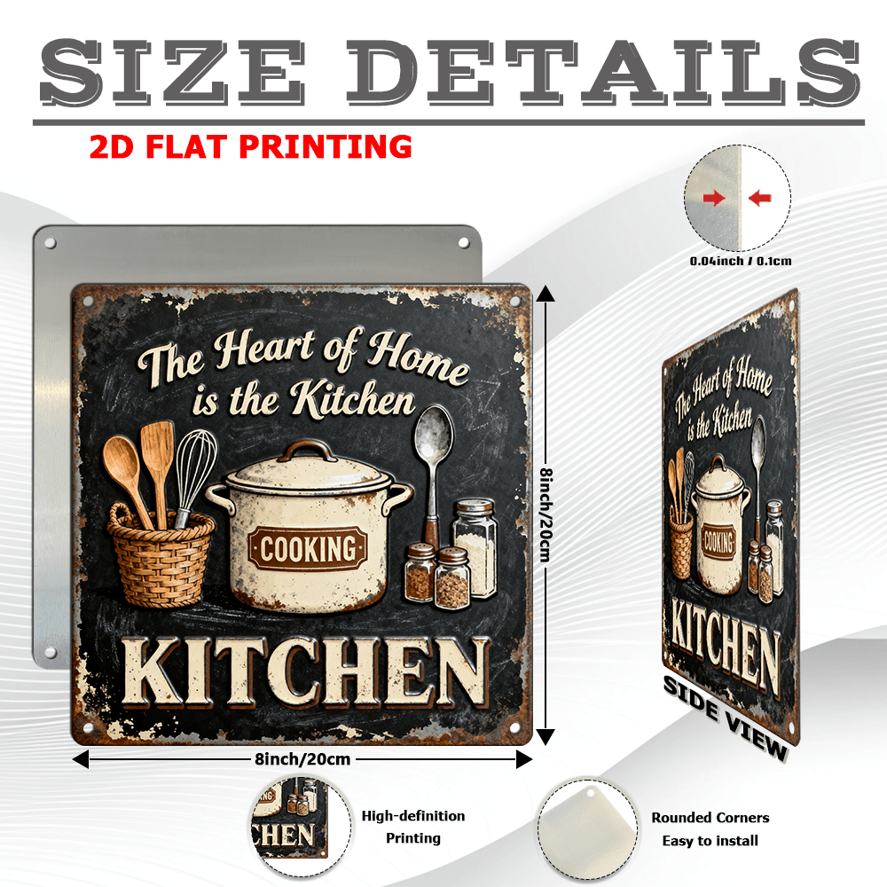 Vintage Metal Kitchen Wall Dec - Home Cooking Usa recensione e prezzo