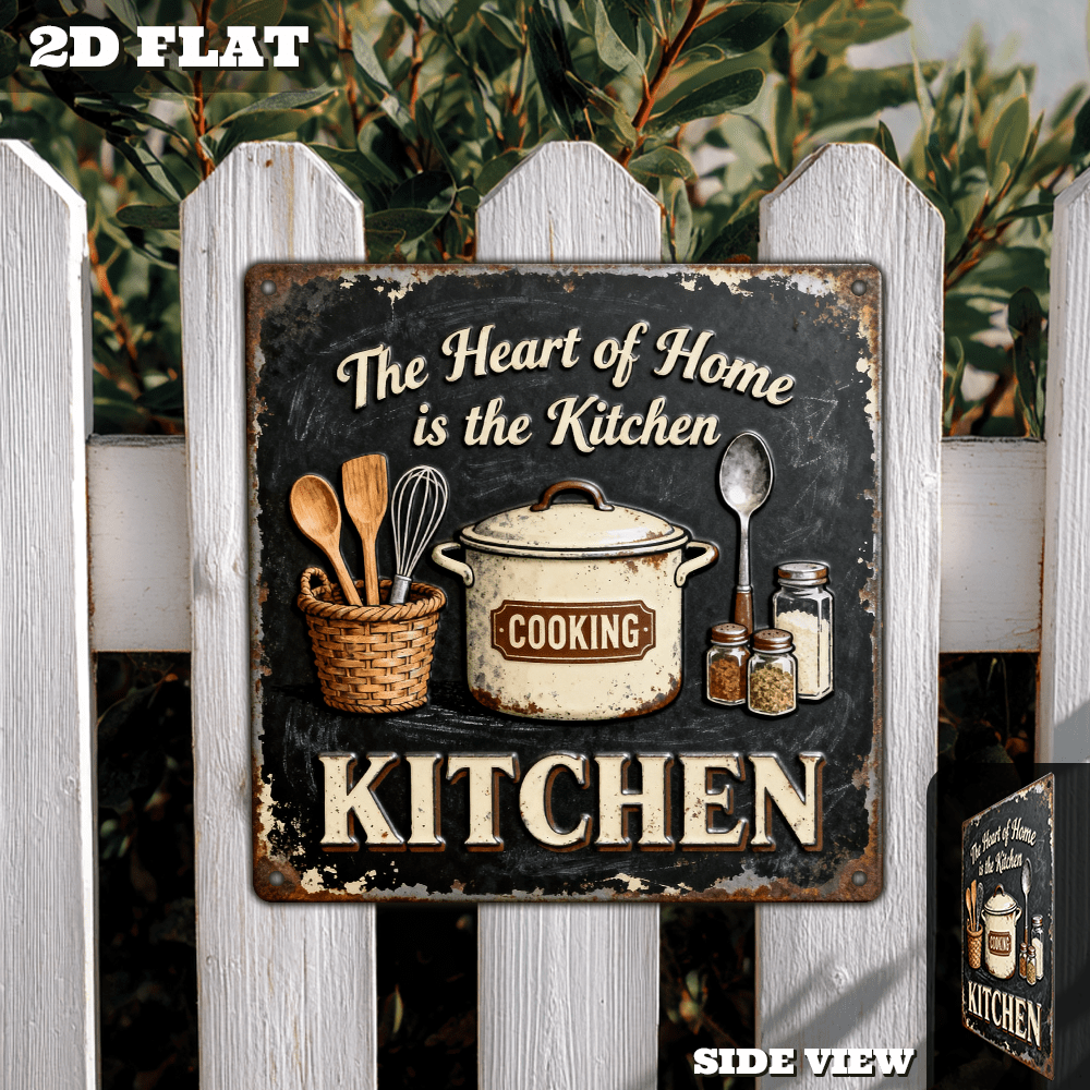 Vintage Metal Kitchen Wall Dec - Home Cooking Usa recensione e prezzo