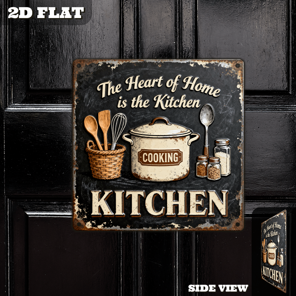 Vintage Metal Kitchen Wall Dec - Home Cooking Usa recensione e prezzo