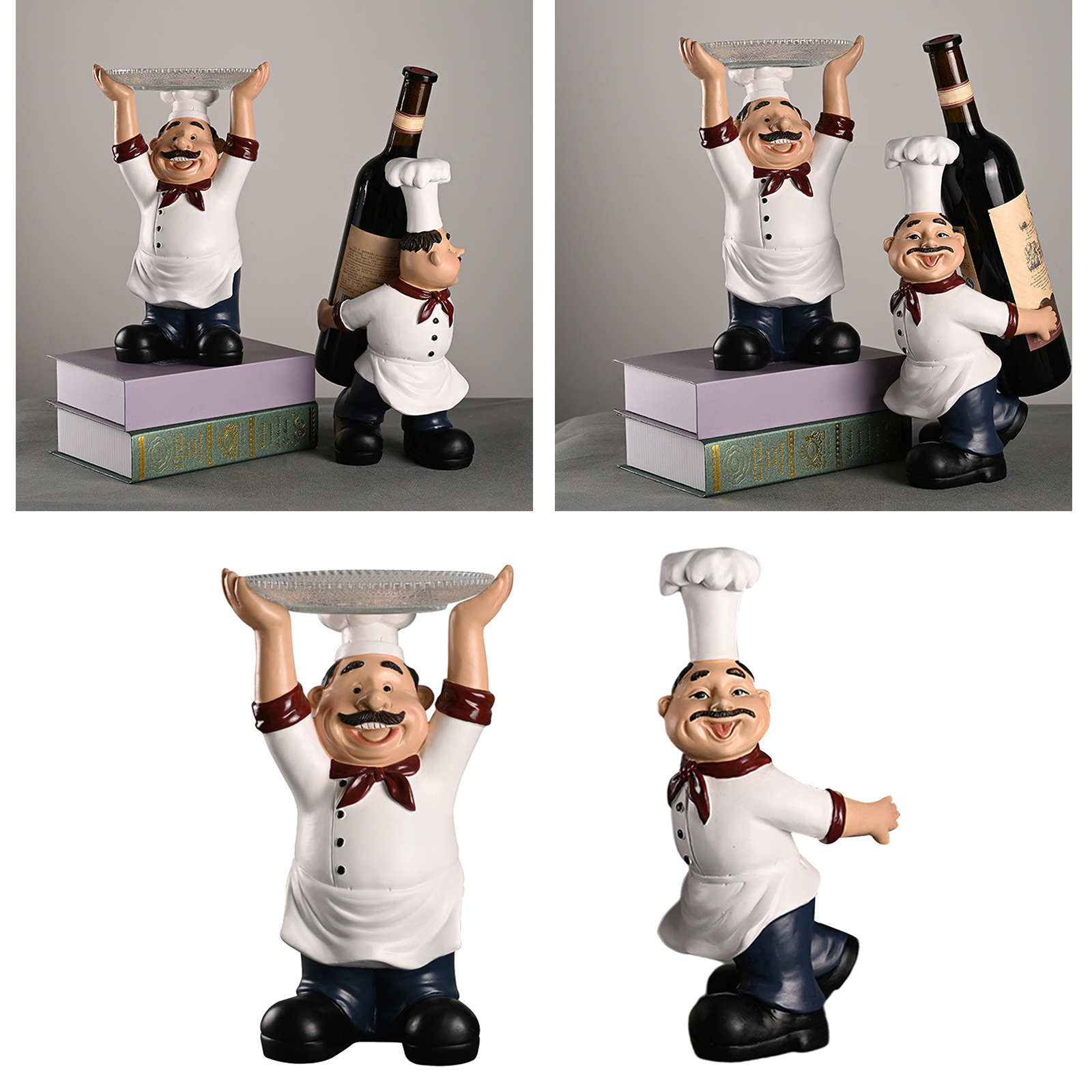 Country Retro Chef Statue Figu - Home Cooking Chef recensione e prezzo