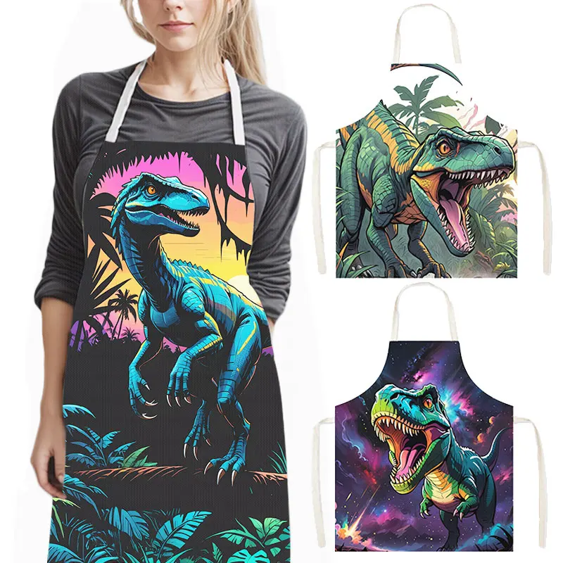 Cute Dinosaur Print Kitchen Ap - Home Cooking Chef recensione e prezzo