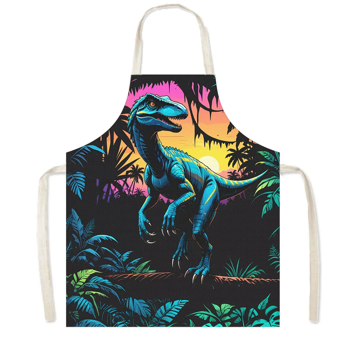 Cute Dinosaur Print Kitchen Ap - Home Cooking Chef recensione e prezzo