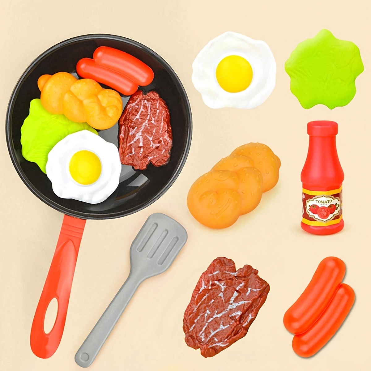 8PCS Children Kitchen Food Toy - Home Cooking Game recensione e prezzo